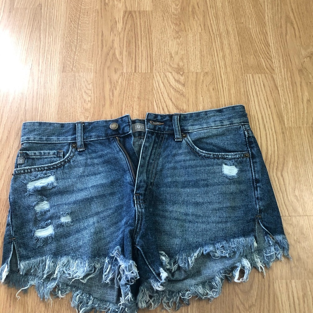 Denim shorts